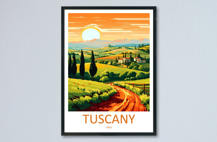 Tuscany Travel Print Wall Art Tuscany Italy Wall Hanging Home Decoration Tuscany Gift Art Lovers Wall Art Print Tuscany Italy Art Tuscany