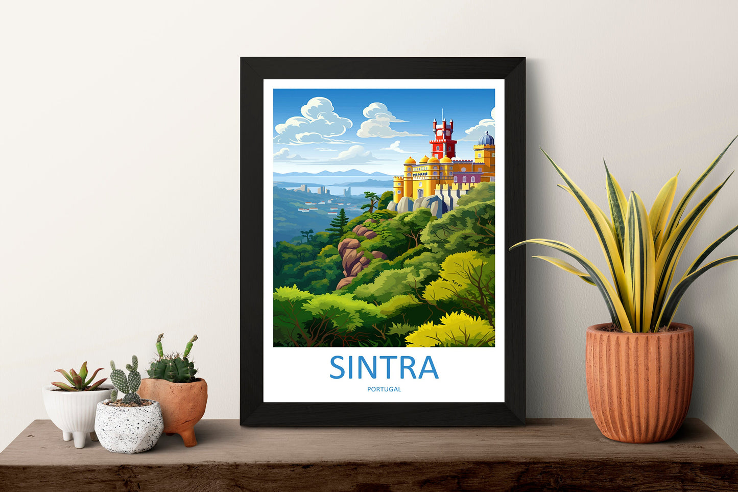 Sintra Travel Print Wall Art Sintra Wall Hanging Home Décor Sintra Gift Art Lovers Portugal Art Lover Gift Sintra Wall Décor Sintra Travel