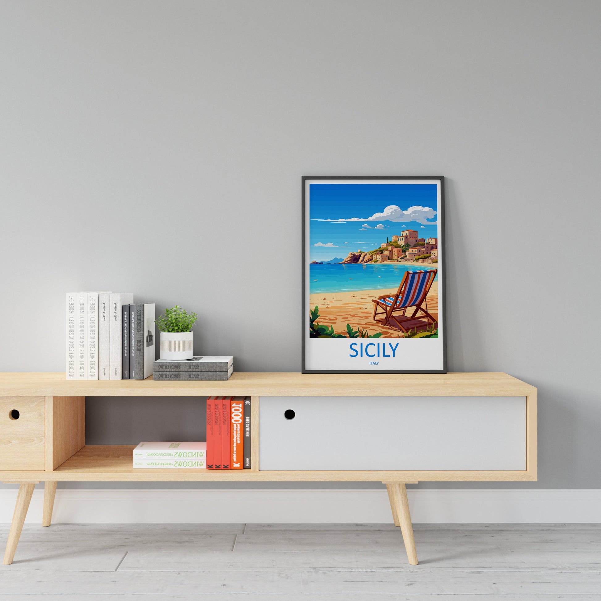 Sicily Travel Print Wall Art Sicily Italy Wall Hanging Home Decoration Sicily Gift Art Lovers Wall Art Print Sicily Italy Art Sicily Poster