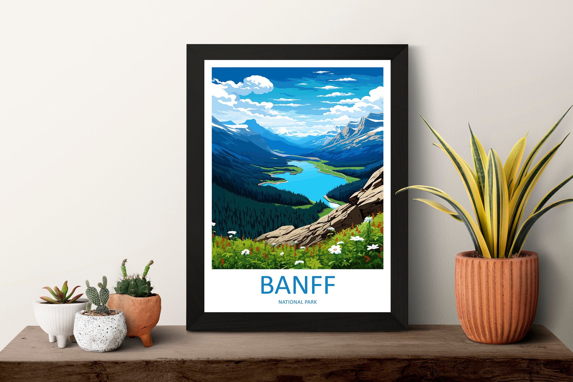 Banff National Park Travel Print Wall Art Banff Wall Hanging Home Décor Banff Gift Art Lovers Canada Art Lover Gift