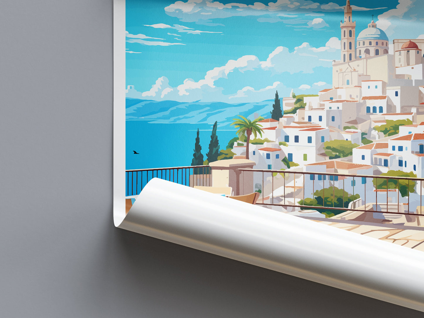 Ibiza Travel Print Wall Art Ibiza Wall Hanging Home Décor Ibiza Gift Art Lovers Spain Art Lover Gift Ibiza Wall Décor Ibiza Spain Print
