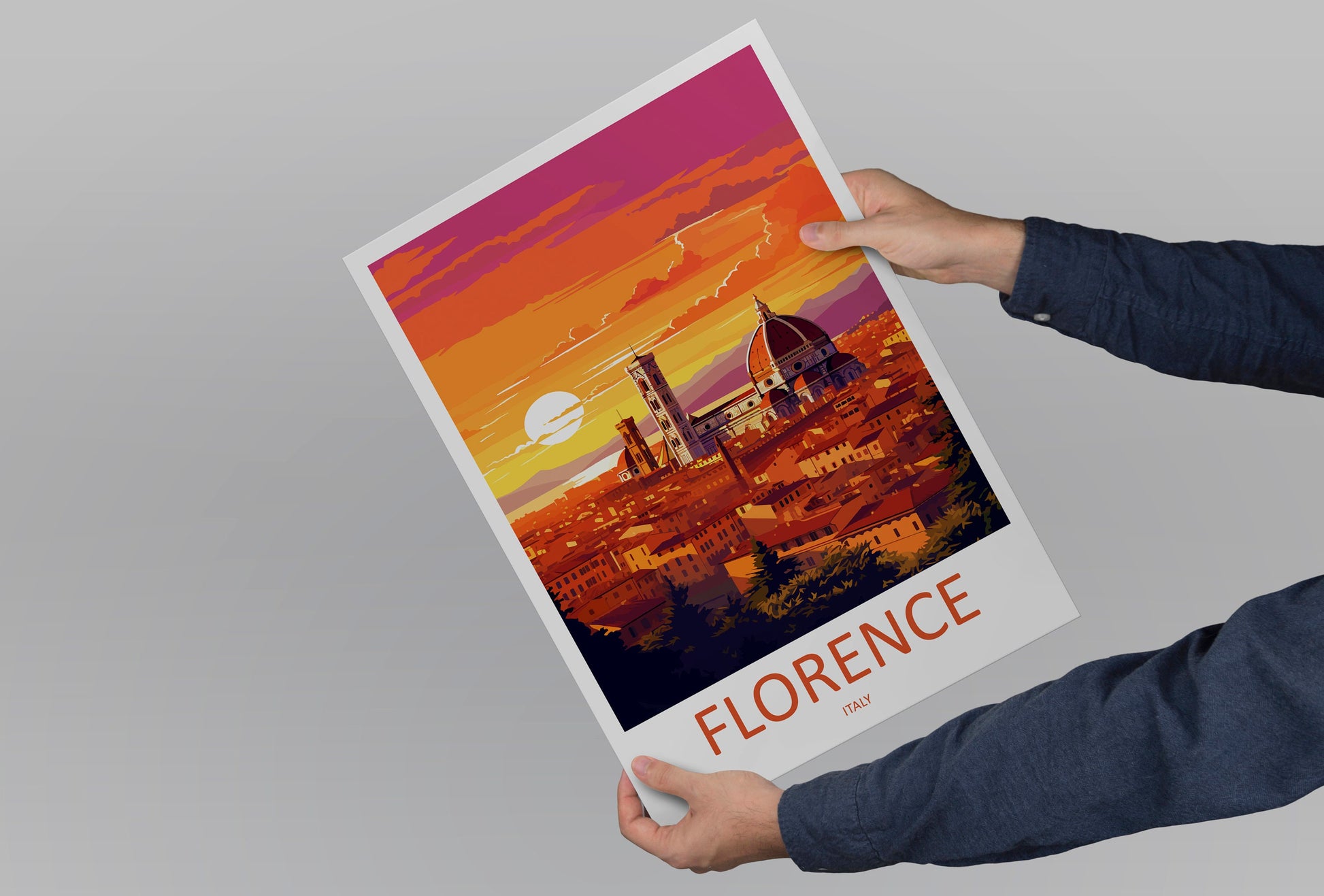 Florence Travel Print Wall Art Florence Italy Wall Hanging Home Decoration Florence Gift Art Lovers Wall Art Print Florence Italy Wall Print