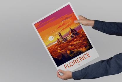 Florence Travel Print Wall Art Florence Italy Wall Hanging Home Decoration Florence Gift Art Lovers Wall Art Print Florence Italy Wall Print