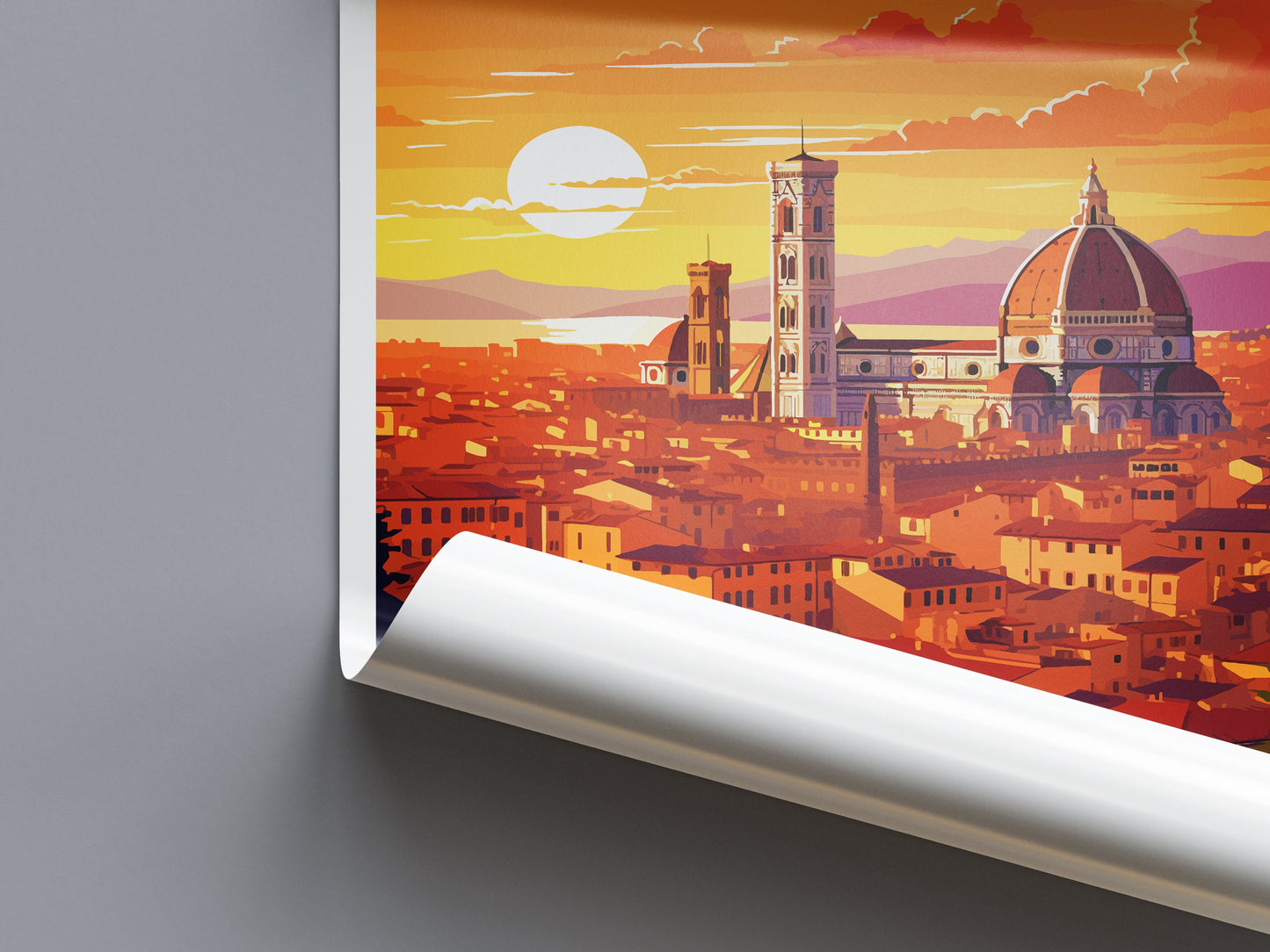 Florence Travel Print Wall Art Florence Italy Wall Hanging Home Decoration Florence Gift Art Lovers Wall Art Print Florence Italy Wall Print