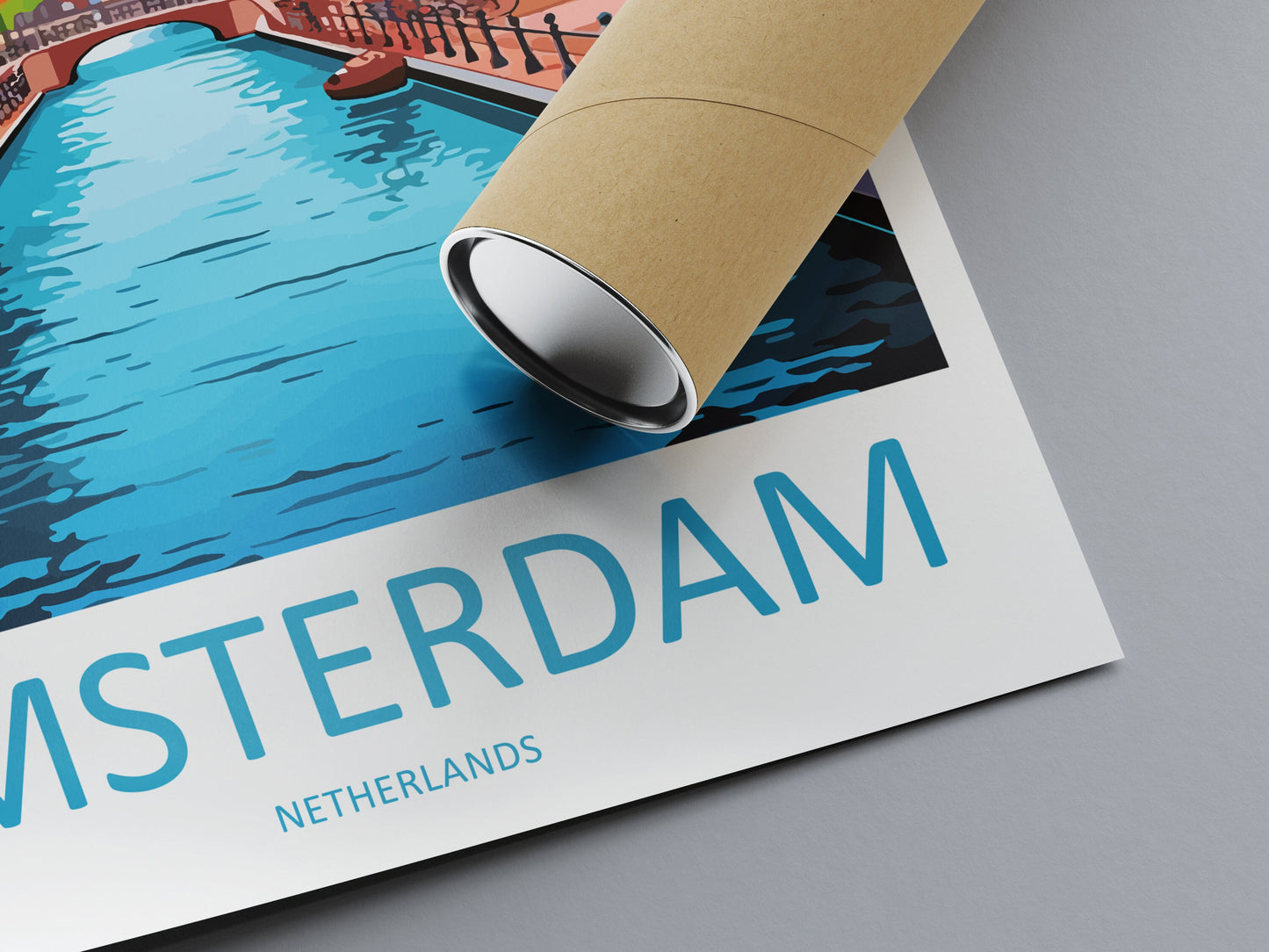 Amsterdam Travel Print Wall Art Amsterdam Wall Hanging Home Décor Amsterdam Gift Art Lovers Netherlands Art Lover Gift Amsterdam Decor