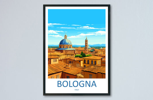 Bologna Travel Print Wall Art Bologna Wall Hanging Home Decoration Bologna Gift Art Lovers Wall Art Print Art Bologna Travel Print Italy Art