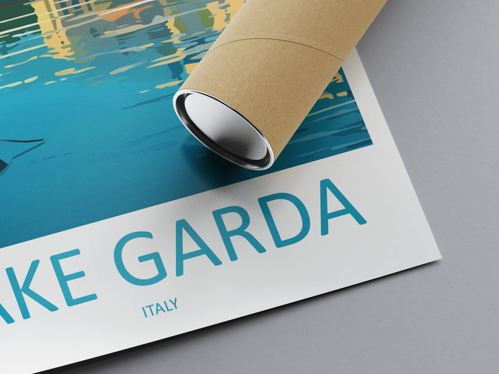Lake Garda Travel Print Wall Art Lake Garda Wall Hanging Home Decoration Lake Garda Gift Art Lovers Wall Art Print Art Lake Garda Travel Art