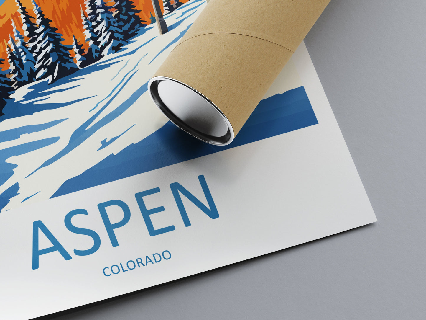 Aspen Travel Print Wall Art Aspen Wall Hanging Home Décor Aspen Gift Art Lovers Ski Art Lover Gift Aspen Print Skiing Aspen Ski Art Poster