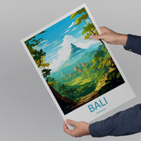 Bali Travel Print Wall Art Bali Wall Hanging Home Décor Bali Gift Art Lovers Indonesia Art Lover Gift Bali Travel Art Poster