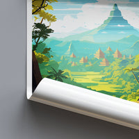Bali Travel Print Wall Art Bali Wall Hanging Home Décor Bali Gift Art Lovers Indonesia Art Lover Gift Bali Travel Art Poster