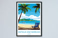 Antigua and Barbuda Travel Print Wall Art Antigua and Barbuda Wall Hanging Home Décor Antigua and Barbuda Gift Art Lovers Wall Art Caribbean
