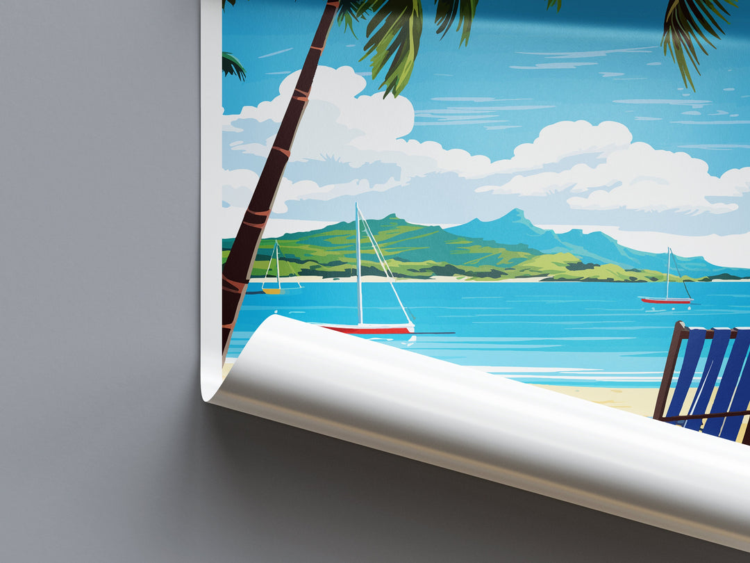 Antigua and Barbuda Travel Print Wall Art Antigua and Barbuda Wall Hanging Home Décor Antigua and Barbuda Gift Art Lovers Wall Art Caribbean