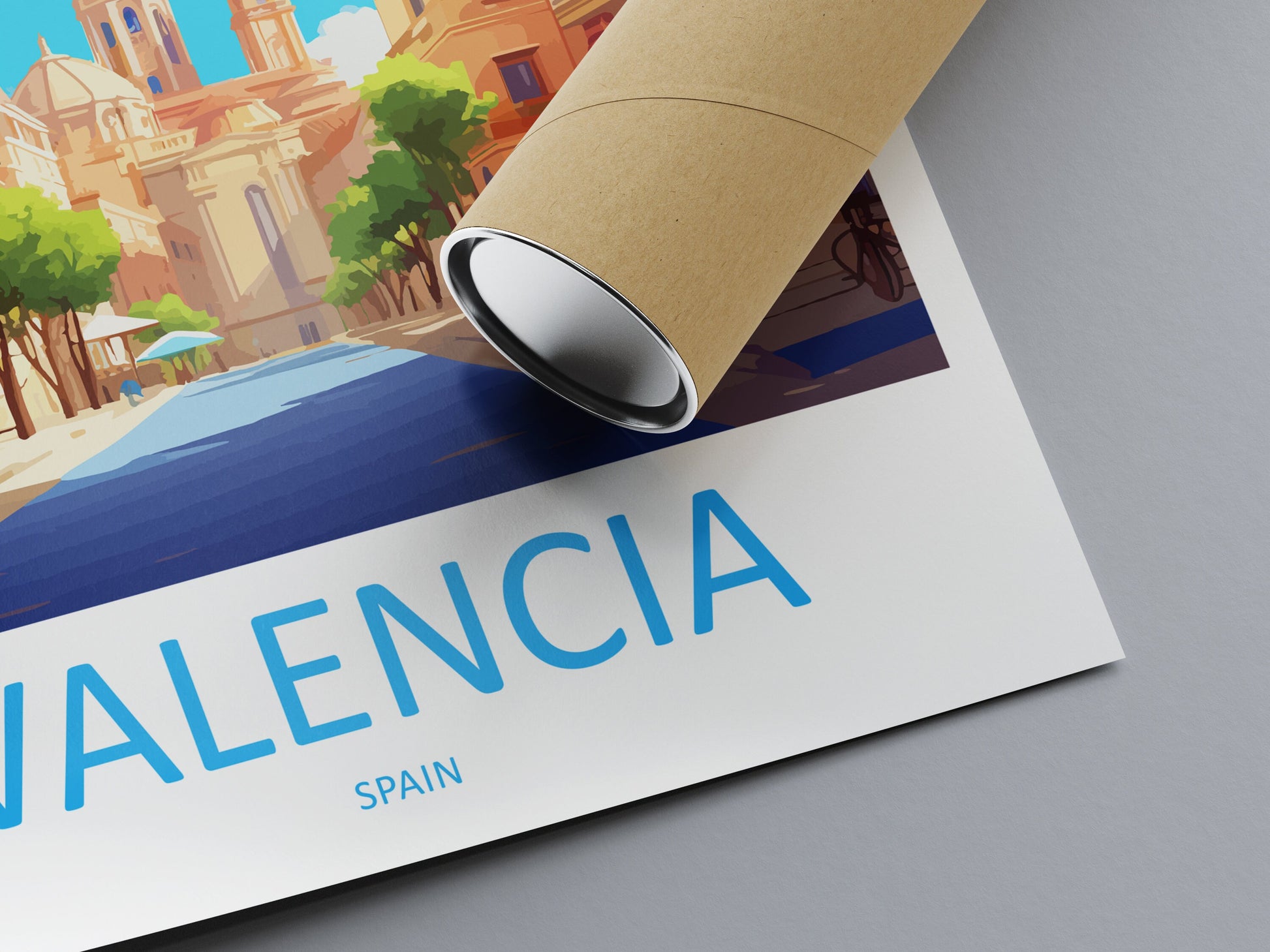Valencia Travel Print Wall Art Valencia Wall Hanging Home Décor Valencia Gift Art Lovers Spain Art Lover Gift Valencia Print Spain Wall Art