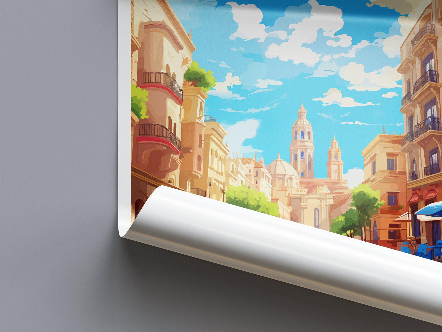 Valencia Travel Print Wall Art Valencia Wall Hanging Home Décor Valencia Gift Art Lovers Spain Art Lover Gift Valencia Print Spain Wall Art