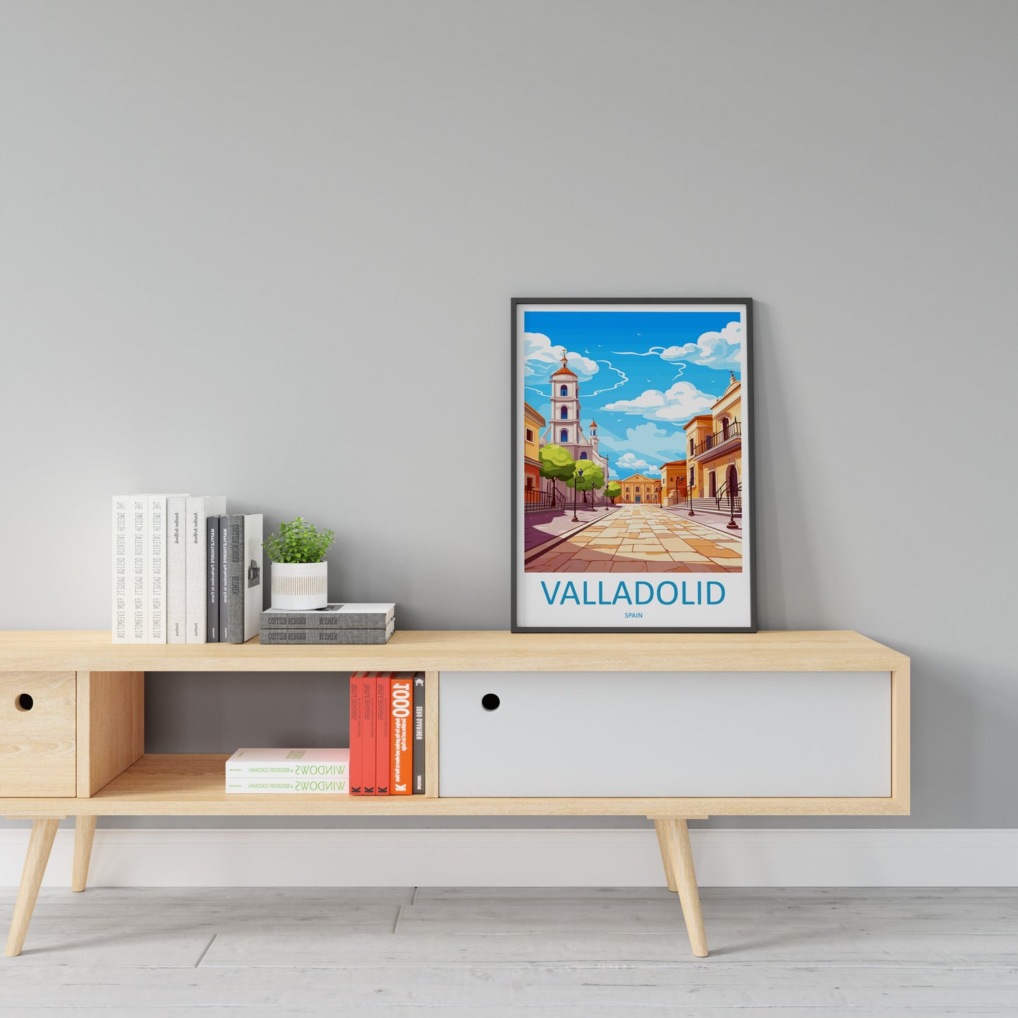 Valladolid Travel Print Wall Art Valladolid Wall Hanging Home Décor Valladolid Gift Art Lovers Spain Art Lover Gift Valladolid Print Spain