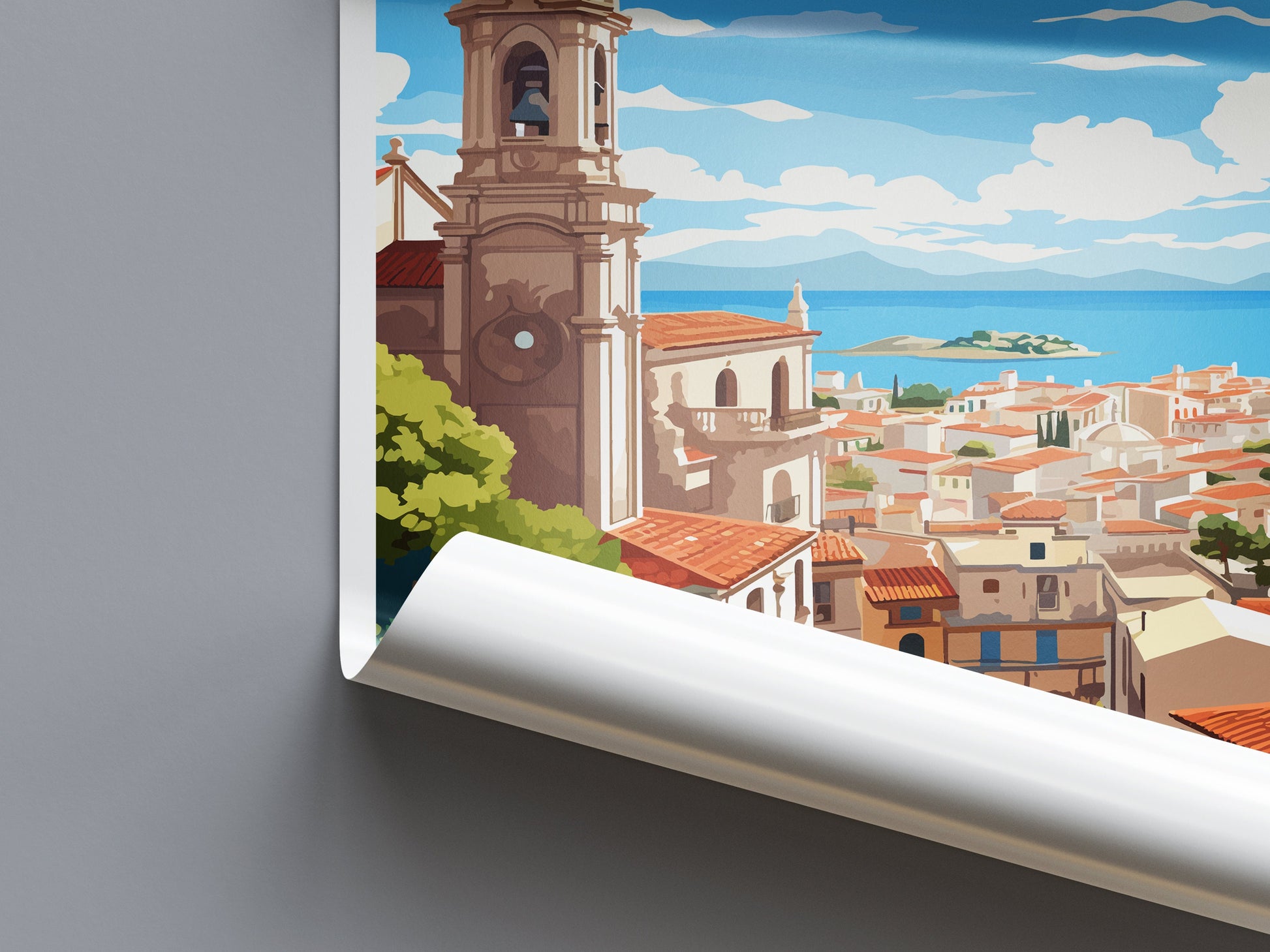 Malaga Travel Print Wall Art Malaga Wall Hanging Home Décor Malaga Gift Art Lovers Spain Art Lover Gift Malaga Wall Décor Malaga Spain Decor