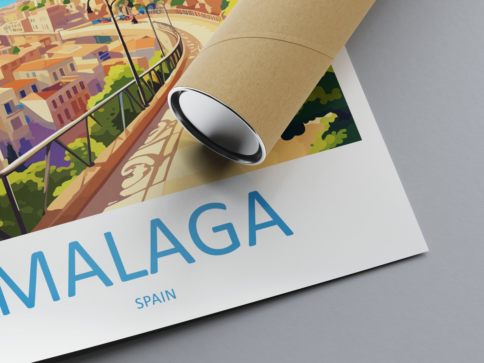 Malaga Travel Print Wall Art Malaga Wall Hanging Home Décor Malaga Gift Art Lovers Spain Art Lover Gift Malaga Wall Décor Malaga Spain Decor