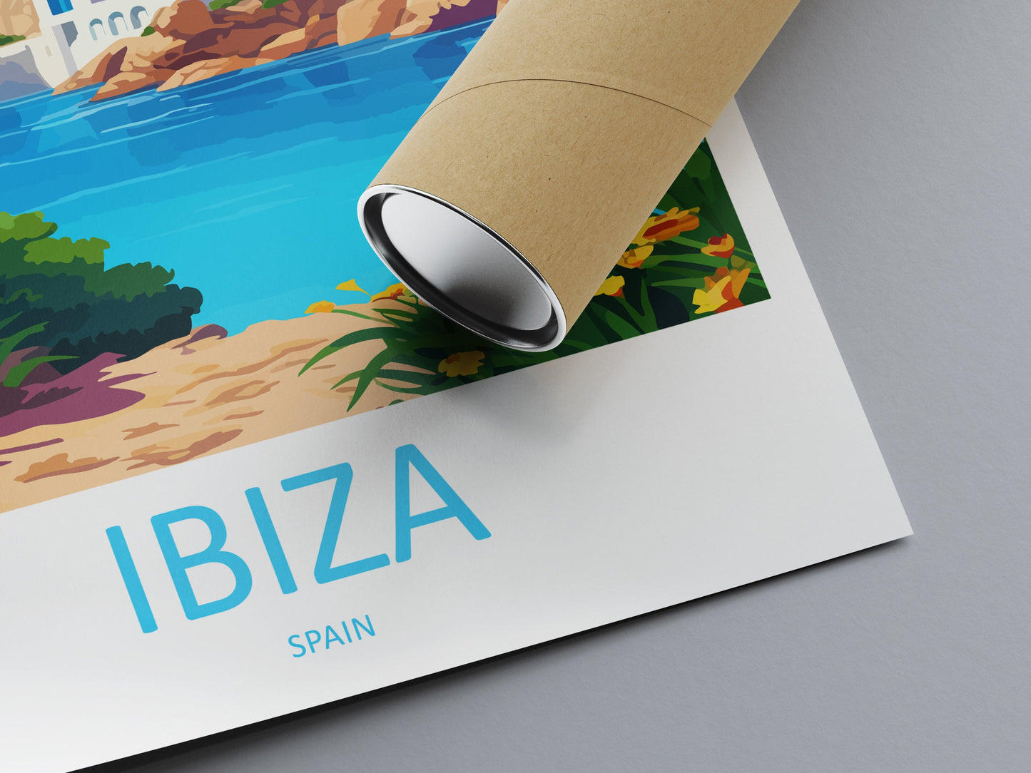 Ibiza Travel Print Wall Art Ibiza Wall Hanging Home Décor Ibiza Gift Art Lovers Spain Art Lover Gift Ibiza Wall Décor Ibiza Spain Print