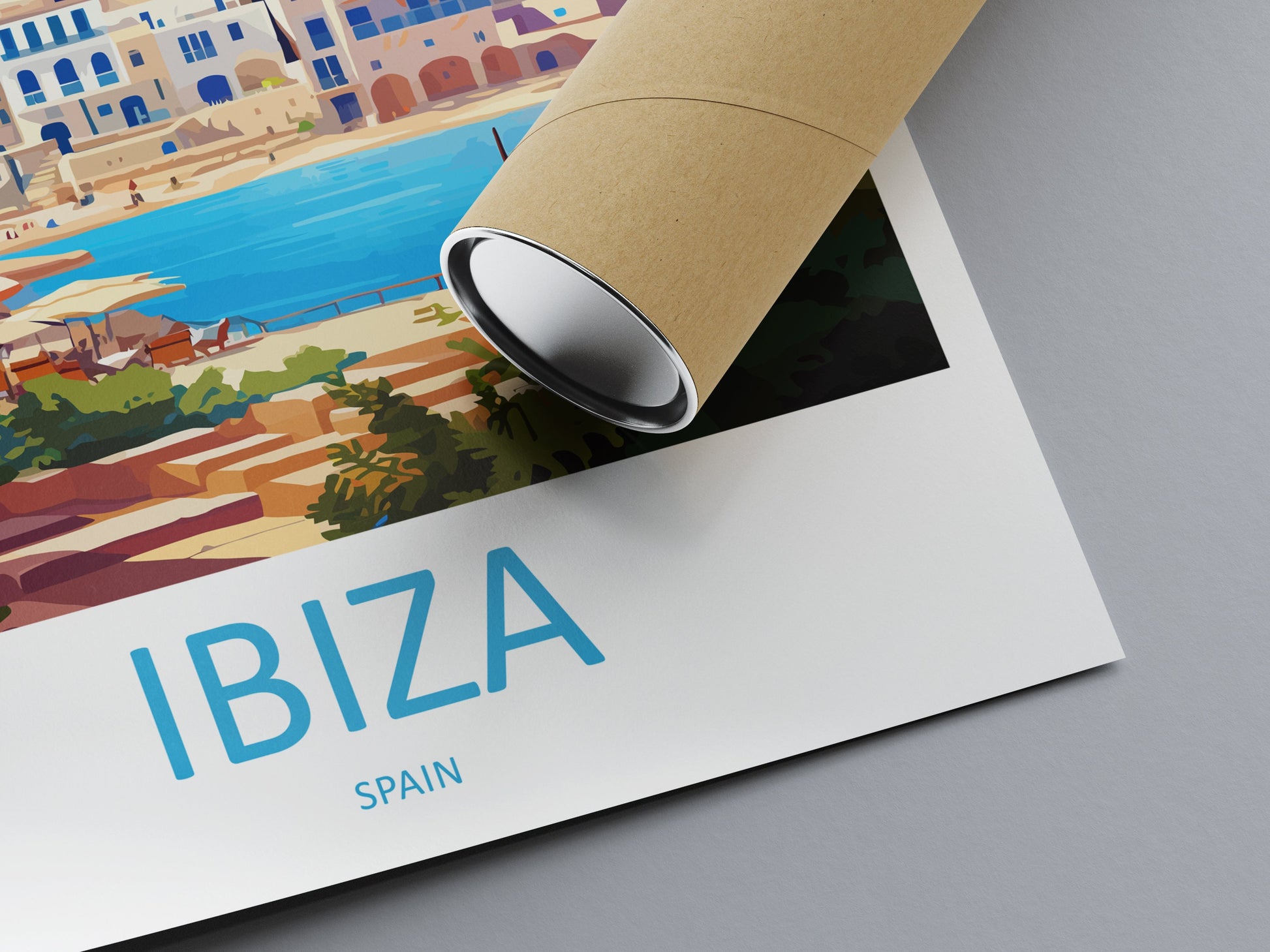 Ibiza Travel Print Wall Art Ibiza Wall Hanging Home Décor Ibiza Gift Art Lovers Spain Art Lover Gift Ibiza Wall Décor Ibiza Spain Print