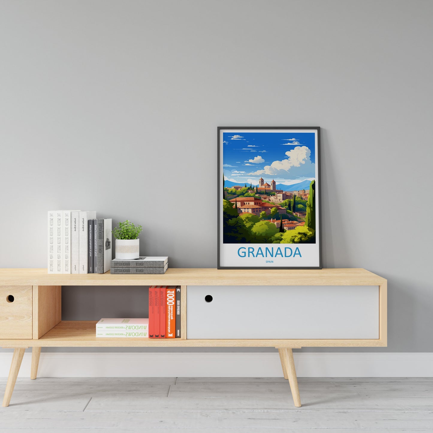 Granada Travel Print Wall Art Granada Wall Hanging Home Décor Granada Gift Art Lovers Spain Art Lover Gift Granada Wall Décor Granada Art