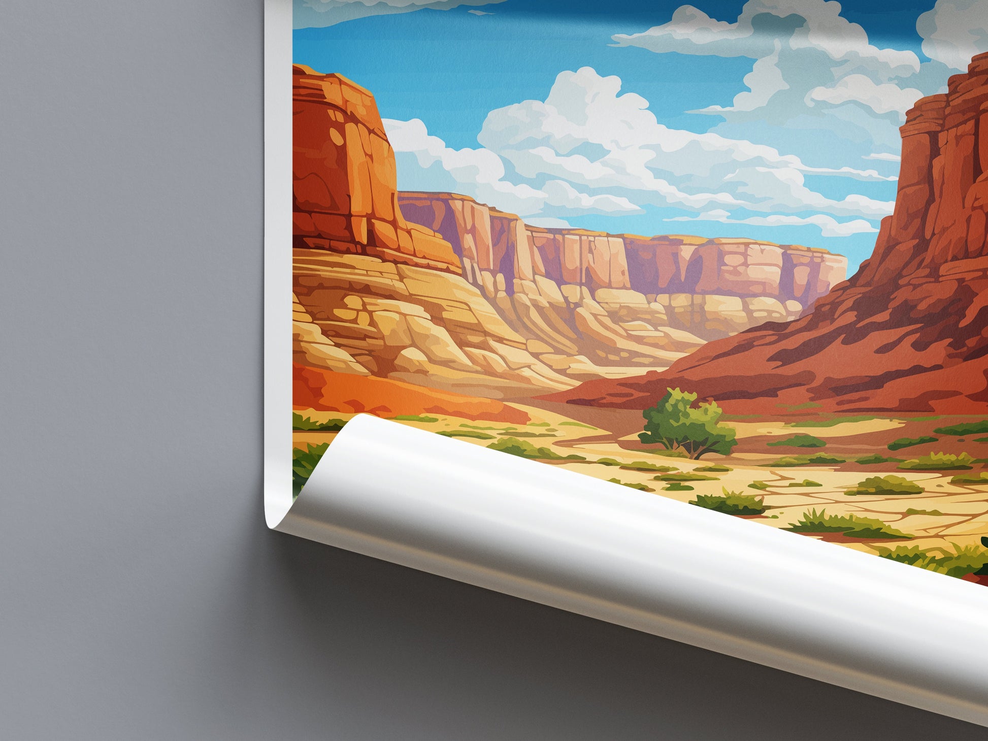 Dinosaur National Monument Travel Print Wall Art Dinosaur Monument Wall Hanging Home Décor Dinosaur Monument Art Lovers Utah Art Lover Gift