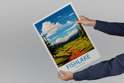 Fishlake National Park Travel Print Wall Art Fishlake National Park Wall Hanging Home Décor Fishlake National Park Art Lovers Utah Art Lover