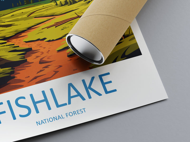 Fishlake National Park Travel Print Wall Art Fishlake National Park Wall Hanging Home Décor Fishlake National Park Art Lovers Utah Art Lover