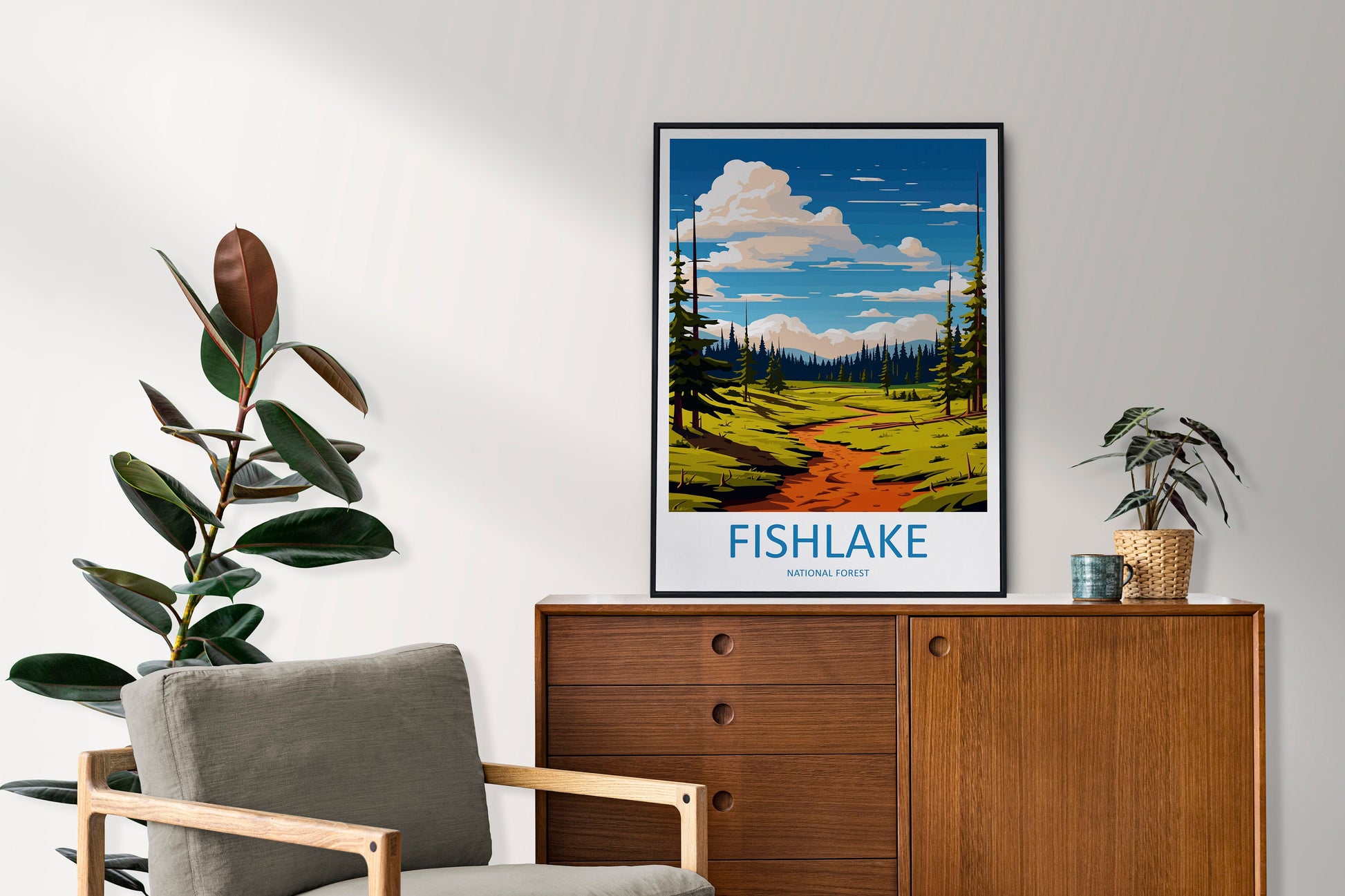 Fishlake National Park Travel Print Wall Art Fishlake National Park Wall Hanging Home Décor Fishlake National Park Art Lovers Utah Art Lover
