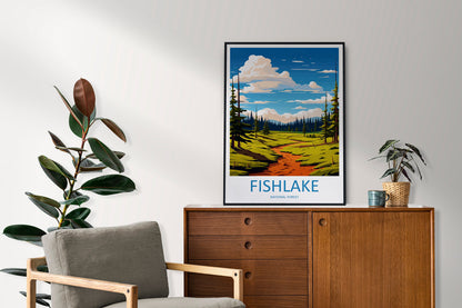 Fishlake National Park Travel Print Wall Art Fishlake National Park Wall Hanging Home Décor Fishlake National Park Art Lovers Utah Art Lover