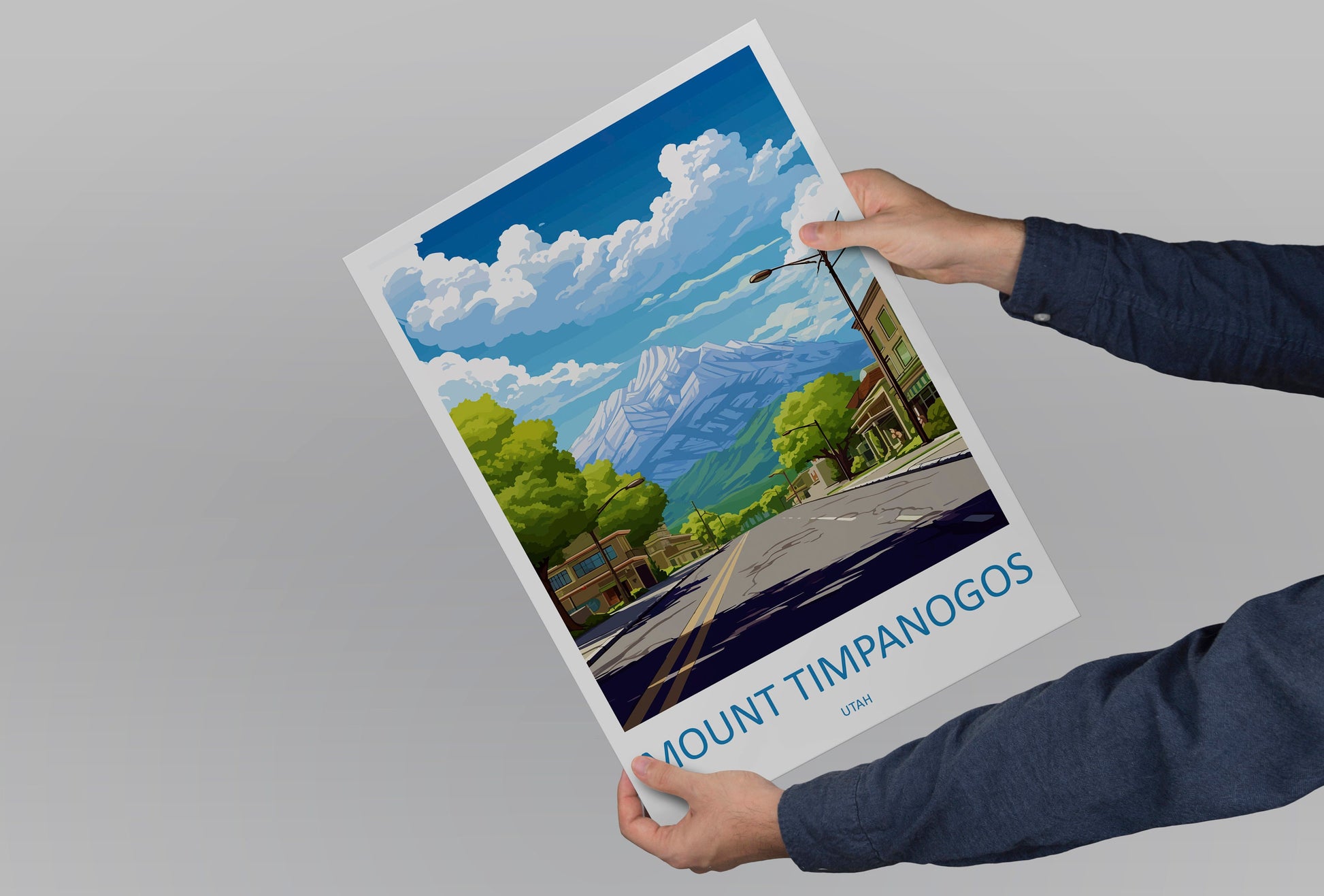Mount Timpanogos Travel Print Wall Art Mount Timpanogos Wall Hanging Home Décor Mount Timpanogos Art Lovers Utah Art Lover