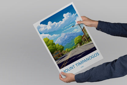 Mount Timpanogos Travel Print Wall Art Mount Timpanogos Wall Hanging Home Décor Mount Timpanogos Art Lovers Utah Art Lover