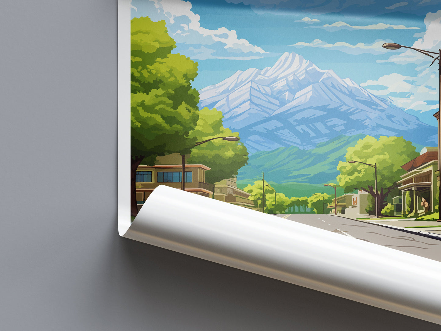 Mount Timpanogos Travel Print Wall Art Mount Timpanogos Wall Hanging Home Décor Mount Timpanogos Art Lovers Utah Art Lover