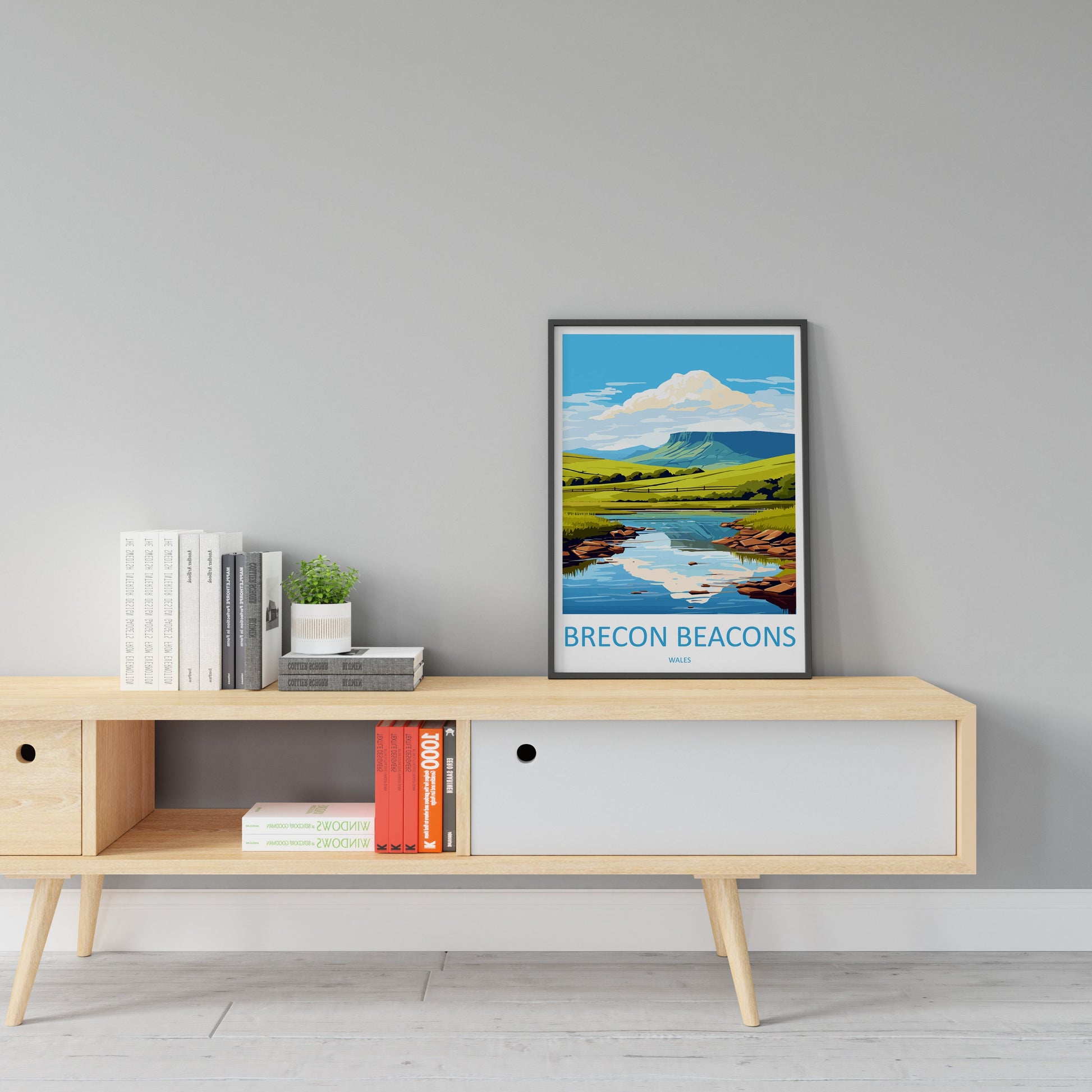 Brecon Beacons Print Brecon Beacons Home Decor Landscape Art Print Brecon Beacons Wall Nature Enthusiast Gift Wall Hanging Brecon Beacons