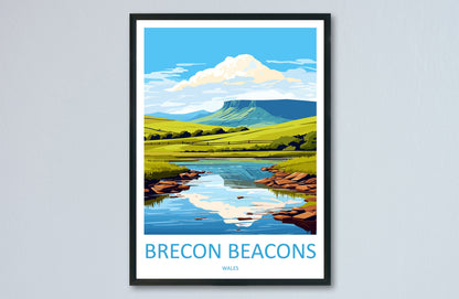 Brecon Beacons Print Brecon Beacons Home Decor Landscape Art Print Brecon Beacons Wall Nature Enthusiast Gift Wall Hanging Brecon Beacons