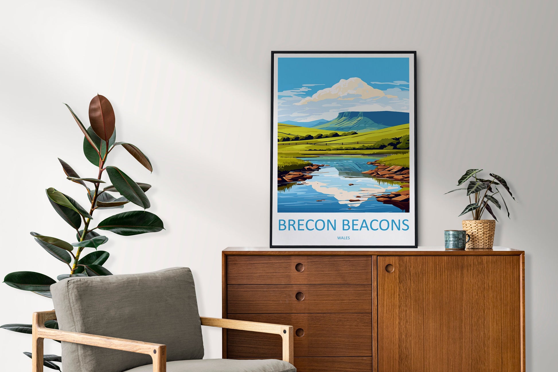 Brecon Beacons Print Brecon Beacons Home Decor Landscape Art Print Brecon Beacons Wall Nature Enthusiast Gift Wall Hanging Brecon Beacons