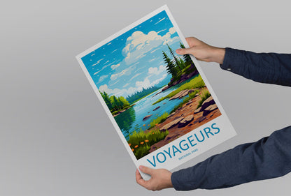 Voyageurs National Park Travel Print Wall Art Voyageurs National Park Wall Hanging Home Décor Voyageurs National Park Art Gift Poster