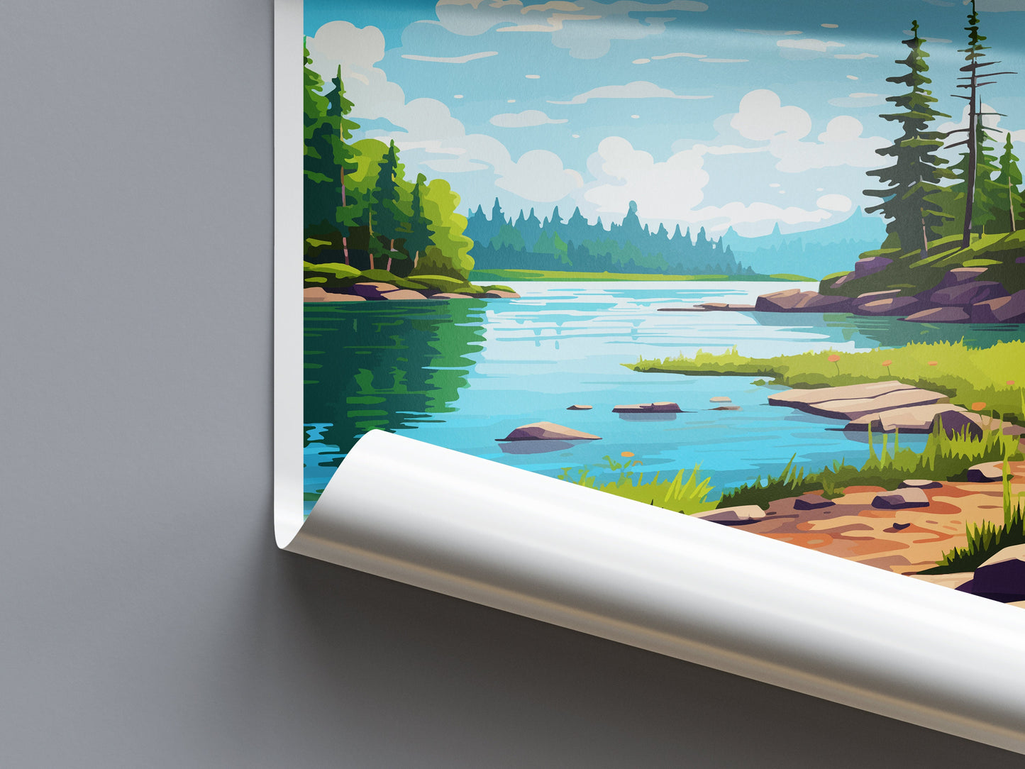 Voyageurs National Park Travel Print Wall Art Voyageurs National Park Wall Hanging Home Décor Voyageurs National Park Art Gift Poster