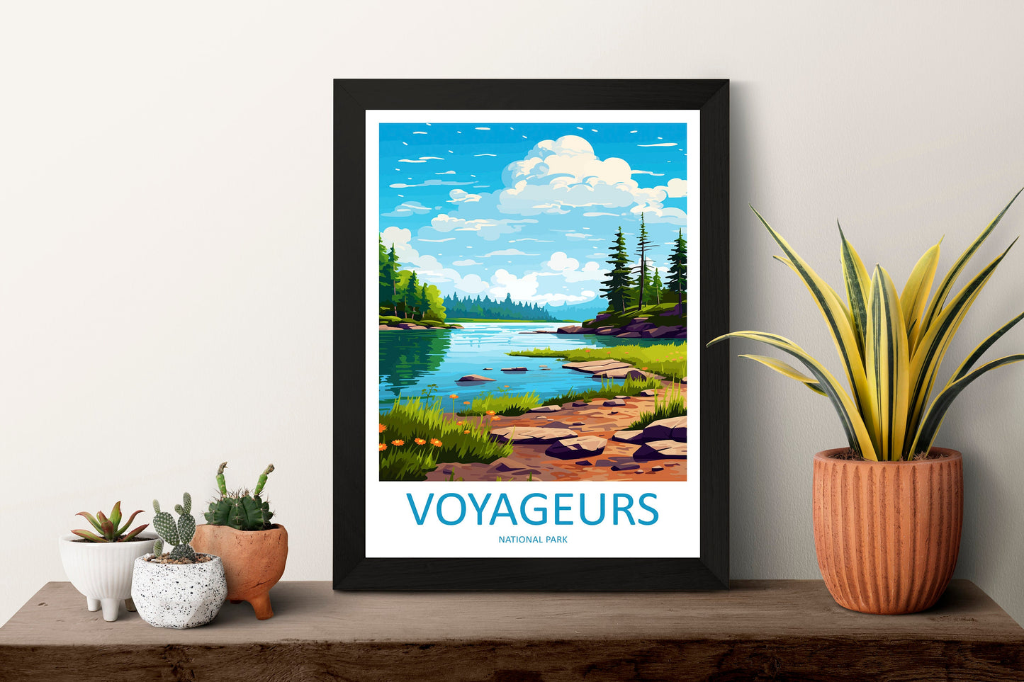 Voyageurs National Park Travel Print Wall Art Voyageurs National Park Wall Hanging Home Décor Voyageurs National Park Art Gift Poster