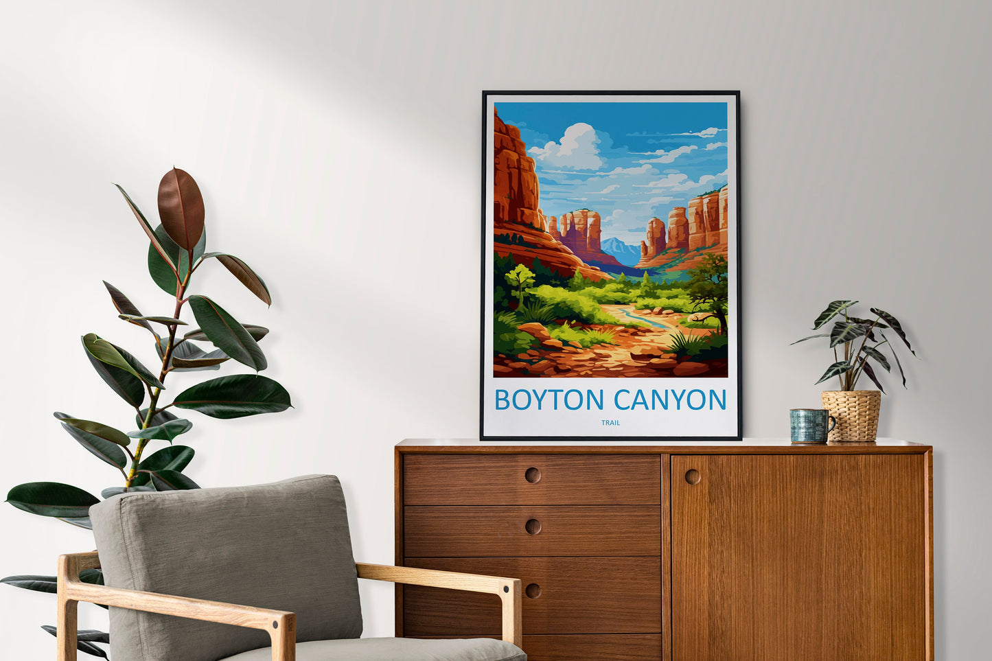 Boynton Canyon Trail Travel Print Wall Art Boynton Canyon Trail Wall Hanging Home Decor Boynton Canyon Trail Lovers Arizona Art