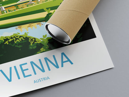 Vienna Travel Print Wall Art Vienna Wall Hanging Home Décor Vienna Gift Art Lovers Austria Art Lover Gift Vienna Travel Poster