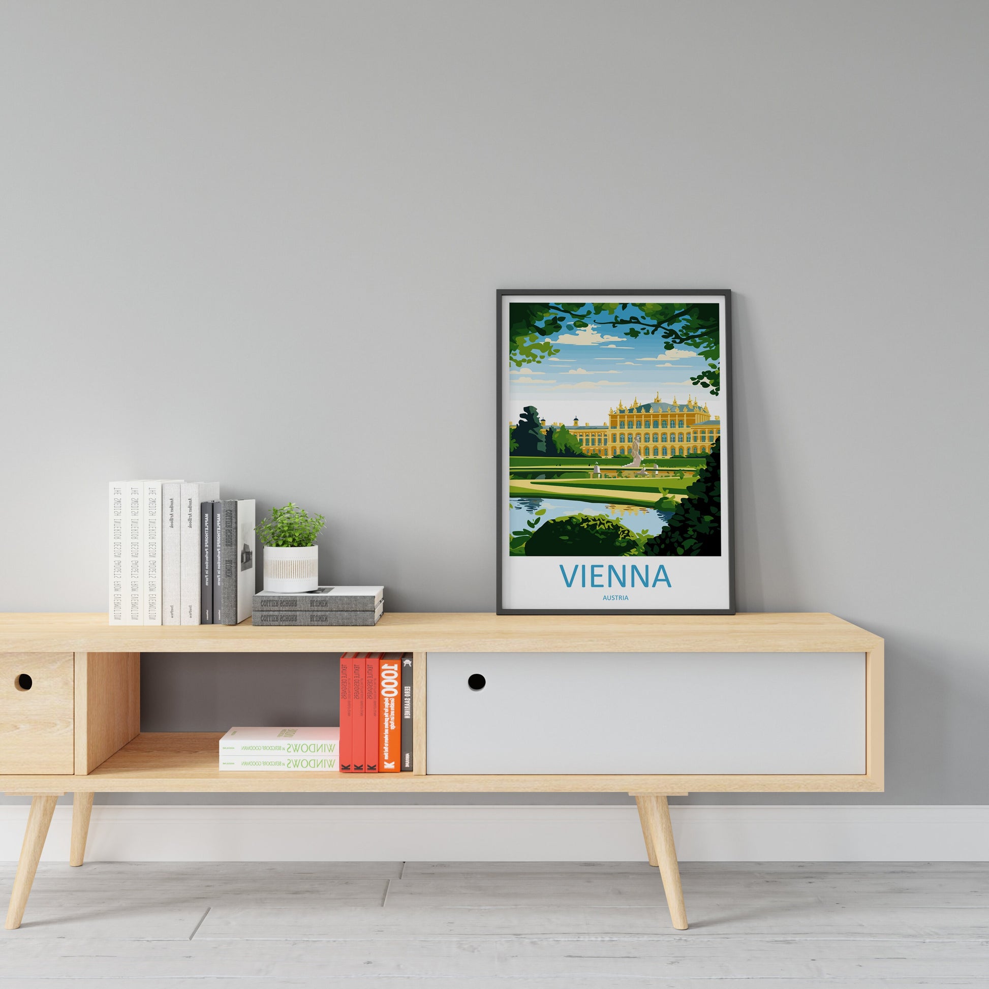 Vienna Travel Print Wall Art Vienna Wall Hanging Home Décor Vienna Gift Art Lovers Austria Art Lover Gift Vienna Travel Poster