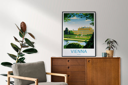 Vienna Travel Print Wall Art Vienna Wall Hanging Home Décor Vienna Gift Art Lovers Austria Art Lover Gift Vienna Travel Poster