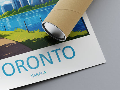 Toronto Travel Print Wall Art Toronto Canada Wall Hanging Home Decoration Toronto Gift Art Lovers Wall Art Print Toronto Canada Art