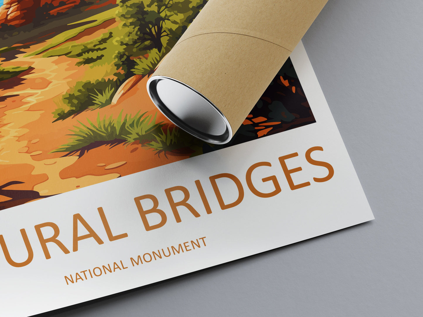 Natural Bridge Travel Print Wall Art Natural Bridge Wall Hanging Home Décor Natural Bridge Art Lovers Utah Art Lover