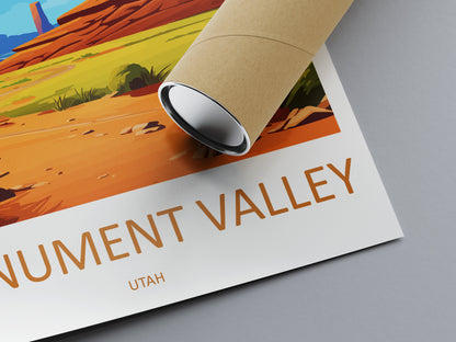Monument Valley Travel Print Wall Art Monument Valley Wall Hanging Home Decor Arizona Art Gift Monument Valley Lovers Arizona Desert Art