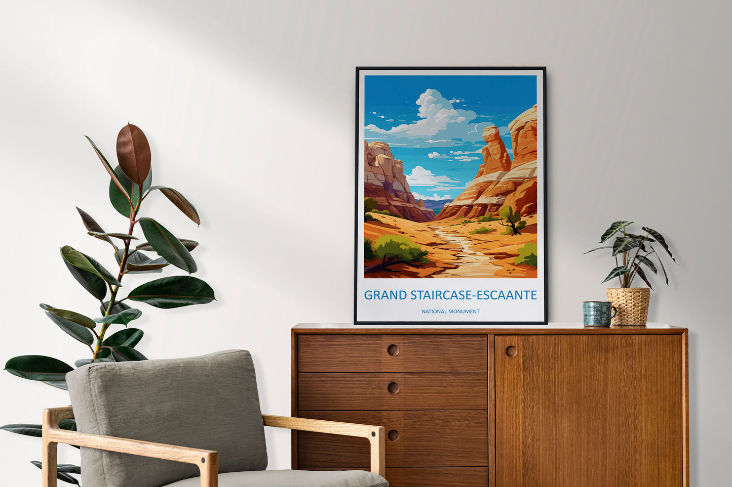Grand Staircase Travel Print Wall Art Grand Staircase Wall Hanging Home Decor Utah Art Gift Grand Staircase Lovers Desert Art