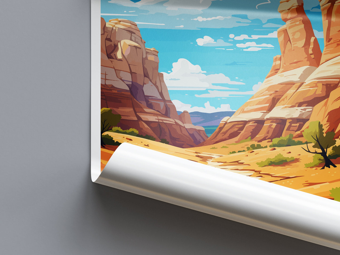 Grand Staircase Travel Print Wall Art Grand Staircase Wall Hanging Home Decor Utah Art Gift Grand Staircase Lovers Desert Art
