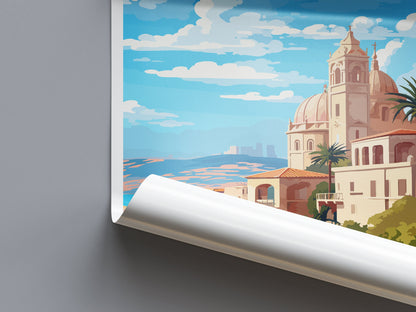 Alicante Travel Print Wall Art Alicante Wall Hanging Home Décor Alicante Gift Art Lovers Spain Art Gift Alicante Travel Poster art