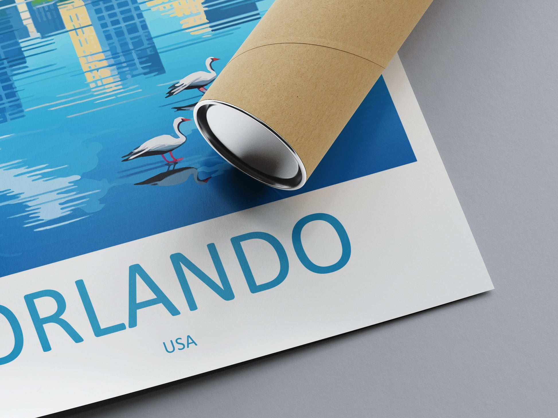 Orlando Travel Print Wall Art Orlando Wall Hanging Home Décor Orlando Gift Art Lovers Gift Beach Florida Orlando Print For Florida City