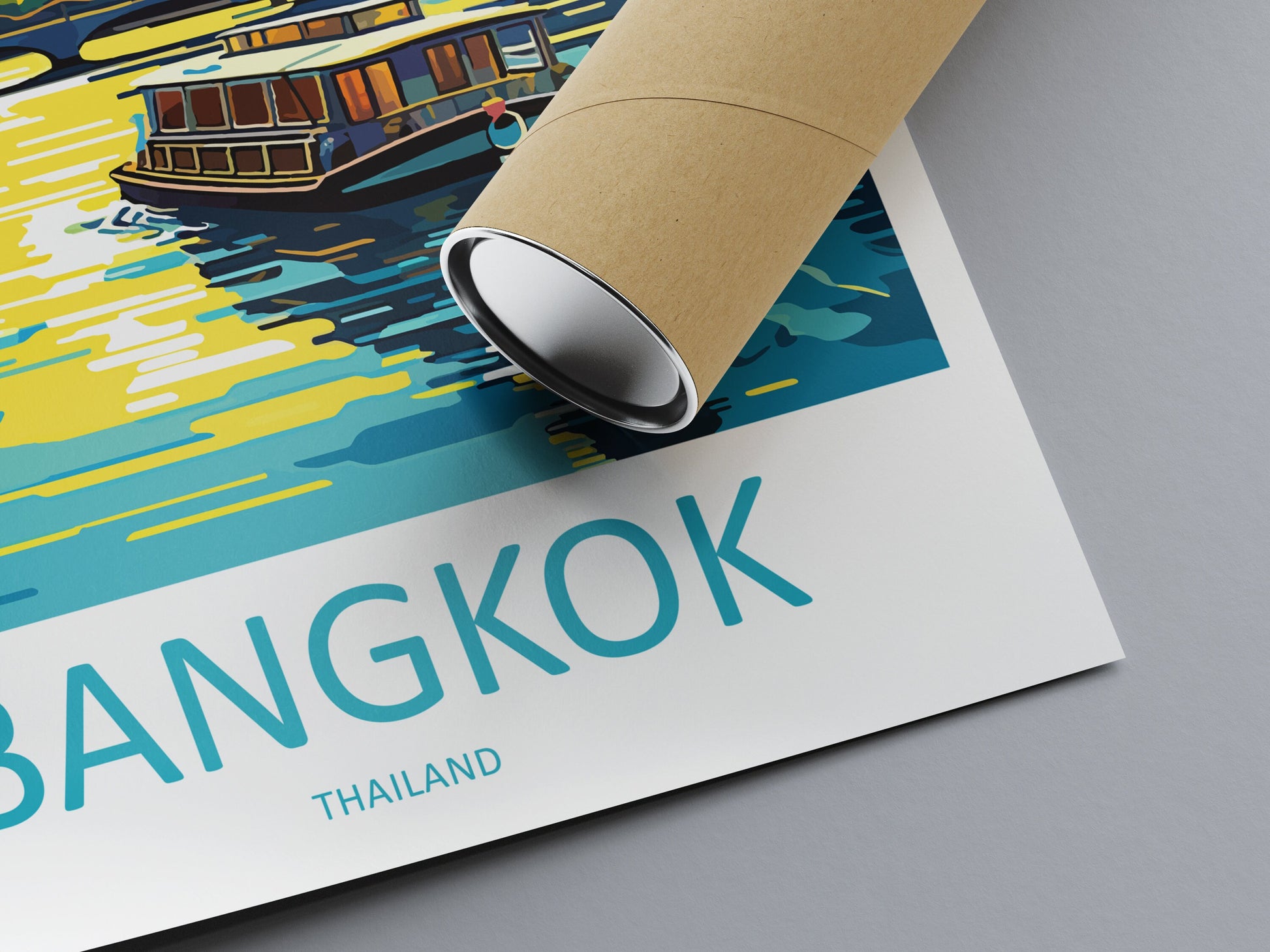 Bangkok Travel Print Wall Art Bangkok Wall Hanging Home Decor Bangkok Gift Art Lovers Wall Art Thailand Travel Print Gift Thai Travel Art